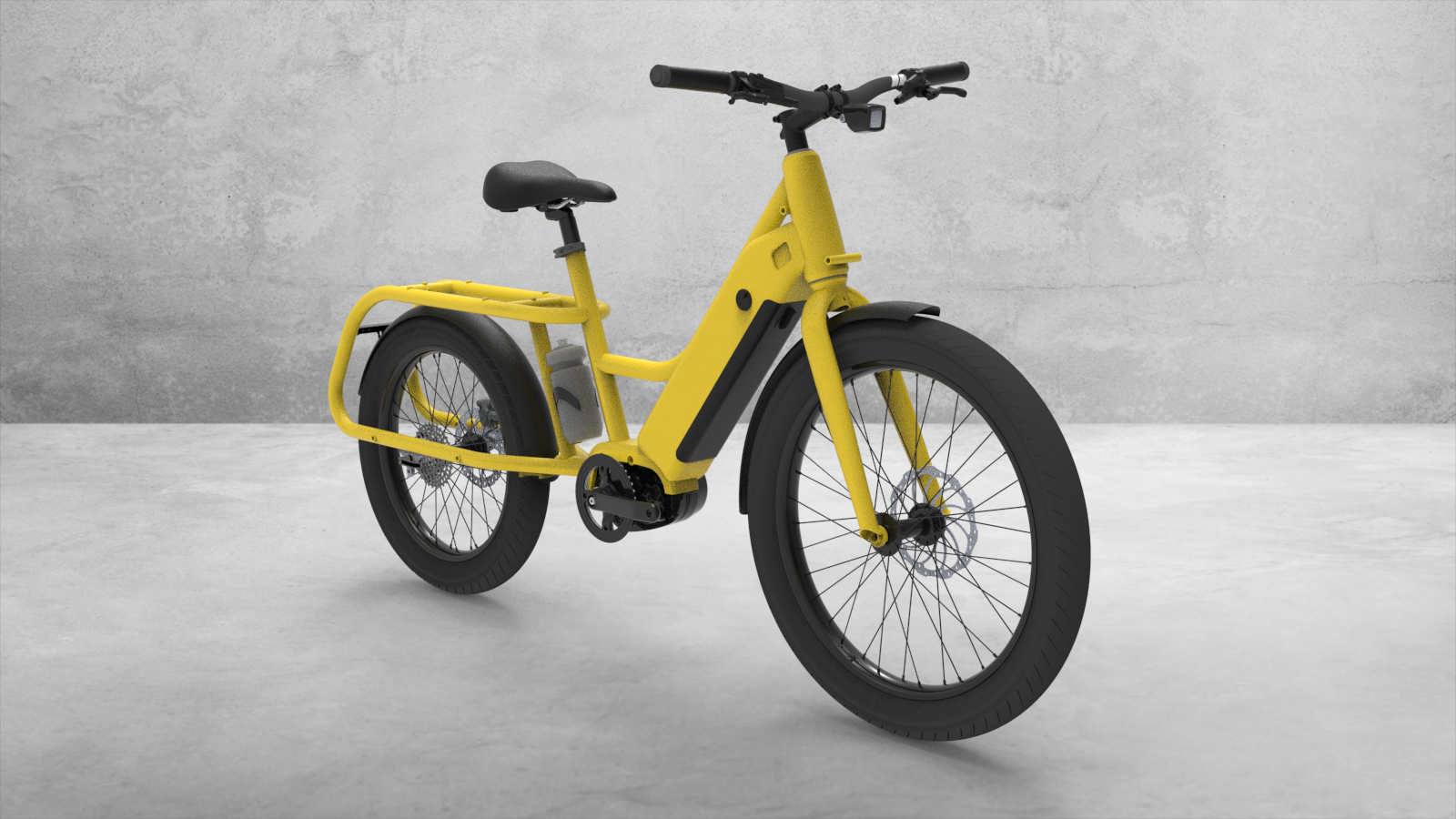 Compact Urban Cargo E-Bike